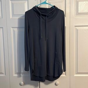 J. Jill Gray Cowl Neck Top